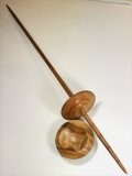Navajo Spindel N03 (60 g) mit Spinnschälchen im Set - Verkauft - Nachfertigung nur auf Bestellung Navajo Spindel N03 (60 g) mit Spinnschälchen im Set - Verkauft - Nachfertigung nur auf Bestellung